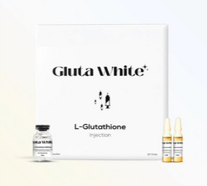 Gluta White Glutathione Skin Whitening and anti Aging 10 Sessions Injection